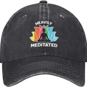 Yoga Frog Baseball Cap Adjustable Cotton Hat for Men and Women